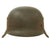 Original German WWII Heer Army M42 Single Decal Helmet with 1943 Dated 59cm Liner - Stamped hkp66 Original Items