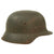 Original German WWII Heer Army M42 Single Decal Helmet with 1943 Dated 59cm Liner - Stamped hkp66 Original Items