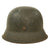 Original German WWII Heer Army M42 Single Decal Helmet with 1943 Dated 59cm Liner - Stamped hkp66 Original Items
