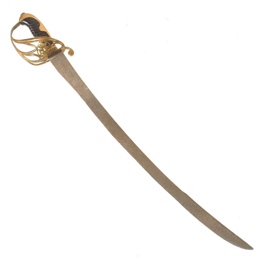 Original Early British Pattern 1822 Officer's Sword with George IV Royal Cypher - Circa 1825 Original Items