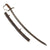 Original U.S. Seminole Wars Era Contract Model 1818 Cavalry Saber by Nathan Starr with Partial Scabbard - Heavily Worn with Service Repairs Original Items