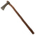 Original U.S. Revolutionary War Era Colonial Blacksmith Hand Forged Wrought Iron Tomahawk with Replaced Shaft Original Items