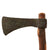 Original U.S. Revolutionary War Era Colonial Blacksmith Hand Forged Wrought Iron Tomahawk with Replaced Shaft Original Items