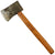 Original U.S. / British Early Revolutionary War era Colonial Blacksmith Hand Wrought & Riveted Felling Axe with Period-Replaced Haft Original Items