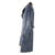 Original German WWII Heer Army Signals Leutnant Officer's Gray Leather Greatcoat with Dagger Hanger and Period Train Ticket Original Items