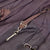 Original German WWII Heer Army Signals Leutnant Officer's Gray Leather Greatcoat with Dagger Hanger and Period Train Ticket Original Items