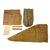 Original U.S. WWII Early Style Shelter Tent with Peg Bag & Early Pattern Collapsible Tent Poles - Rare Original Items
