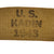 Original U.S. WWII M1923 Cartridge Belt Rig & Named Musette Bag Lot - BAR Part Box & Cleaning Rod Kit Original Items
