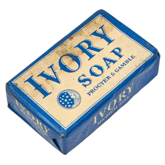 Original U.S. WWII Homefront Ivory Soap in Original Packaging with 1940 Copyright Date Original Items