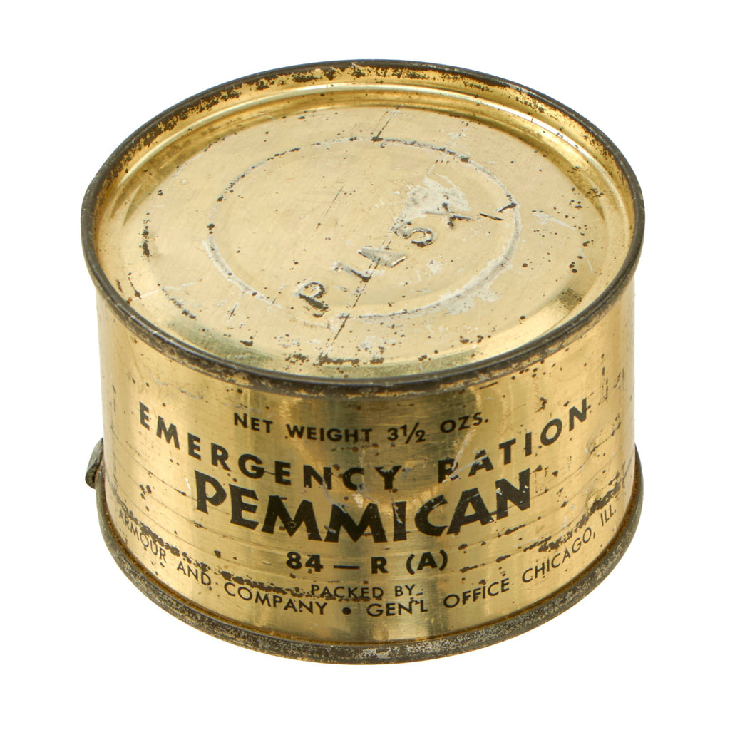 Original WWII U.S. Tinned Pemmican Survival Food Ration-Sealed Original Items