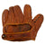 Original U.S. WWII Army Marked Baseball Bat by Hillerich & Bradsby Co. & Special Services-Marked Catcher’s Glove Mitt Original Items
