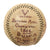 Original Canadian WWII 106th Coastal Artillery Battery Signed & Painted Softball by Spalding - 1944 Champions of “Botwoob” Area Original Items