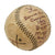 Original Canadian WWII 106th Coastal Artillery Battery Signed & Painted Softball by Spalding - 1944 Champions of “Botwoob” Area Original Items
