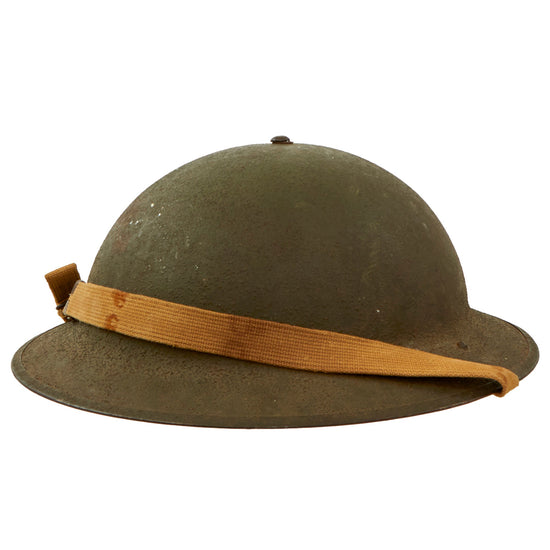 Original U.S. WWII Merchant Marine Named & Complete M1917A1 Kelly Helmet with Travel Diary of Merchant Marine Aboard the Cavalcade Original Items