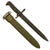 Original U.S. WWII M1 Garand 10 inch Bayonet by Union, Fork & Hoe with M7 Scabbard Original Items