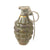 Original U.S. WWII Inert MkII Pineapple Grenade with Yellow Ring & M10A2 Fuze Original Items