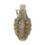 Original U.S. WWII Inert MkII Pineapple Grenade with Yellow Ring & M10A2 Fuze Original Items