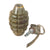 Original U.S. WWII Inert MkII Pineapple Grenade with Yellow Ring & M10A2 Fuze Original Items