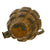 Original U.S. WWII Inert MkII Pineapple Grenade with Underlying Yellow Paint & M10A2 Fuze Original Items