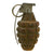 Original U.S. WWII Inert MkII Pineapple Grenade with Yellow Ring with M200A1 Fuze Original Items