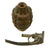 Original U.S. WWII Inert MkII Pineapple Grenade with Yellow Ring with M200A1 Fuze Original Items