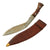 Original British WWII 1945-Dated MkII Pattern Kukri with Hard 1944-Dated Leather Scabbard Original Items