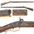 Original U.S. Lancaster County Pennsylvania Percussion Rifle with Half Stock & Set Trigger - circa 1850 Original Items