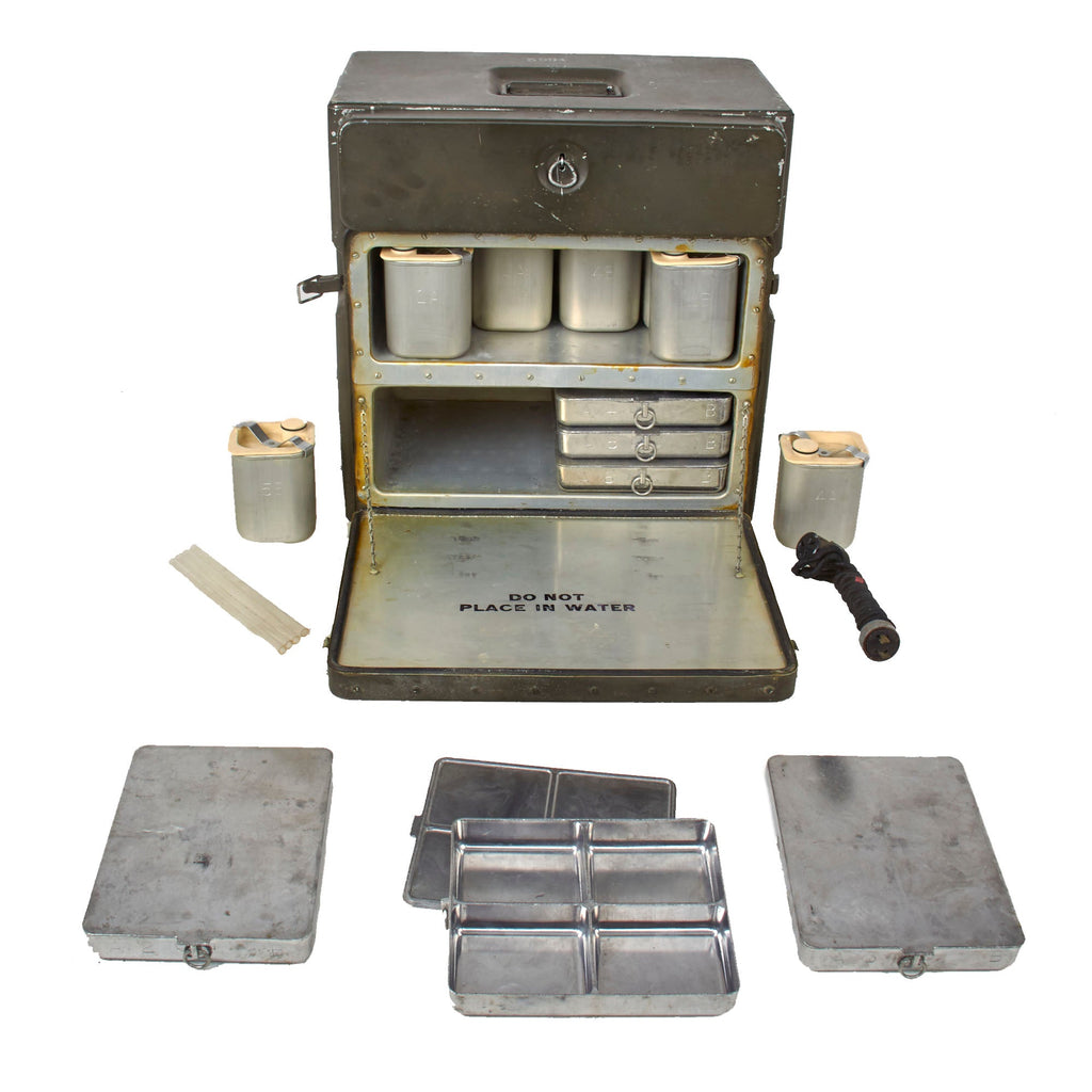 Original U.S. WWII Army Air Forces Model FTG-3-1 Teppen Stove Co. Food Tray Galley / Warmer by The Tappan Stove Co. - Food Trays & Cups Original Items