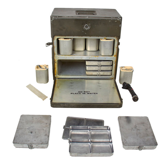 Original U.S. WWII Army Air Forces Model FTG-3-1 Teppen Stove Co. Food Tray Galley / Warmer by The Tappan Stove Co. - Food Trays & Cups Original Items