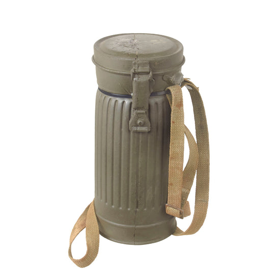 Original Rubber Film Prop M38 German Gas Mask with Strap As Used in Saving Private Ryan (1998) Original Items