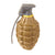 Original Rubber Film Prop Mk. II Grenade As Used in Band of Brothers (2001) - Inert Original Items