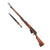 Original Rubber Film Prop Lee Metford Rifle & Bayonet Used in “Around the World in 80 Days” (2004) Original Items