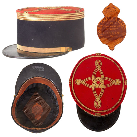 Original French WWI British-Made Private Purchase Field Artillery Officer Captain’s Kepi - Extremely Rare Original Items