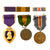 Original U.S. WWI 26th “Yankee” Division Army Field Clerk Purple Heart Medal Group with Extremely Scarce French-Made U.S. Victory Medal with Meuse-Argonne Bar Original Items