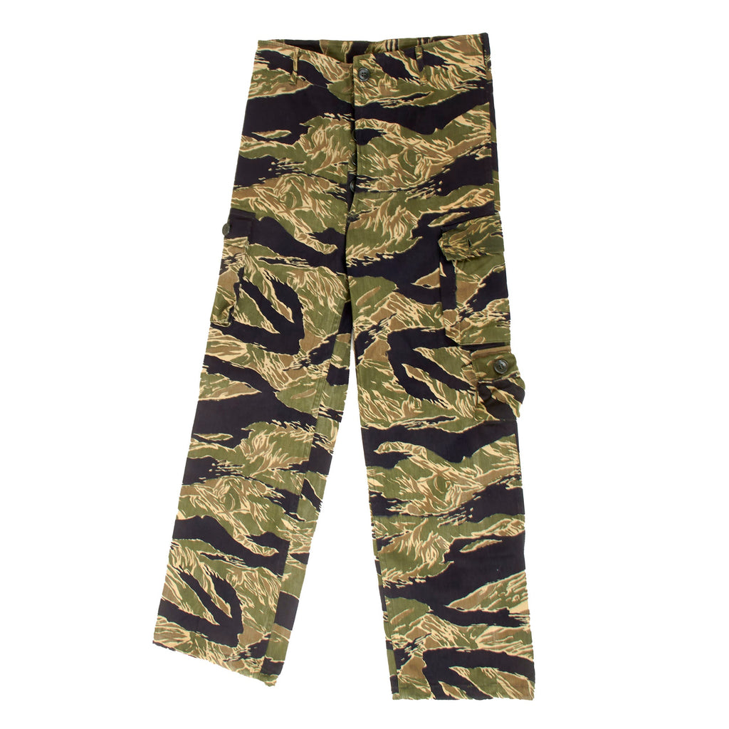 Original U.S. Vietnam War Tiger Stripe "John Wayne Dense" Pattern Camouflage Fatigue Uniform Trousers - Rare Original Items