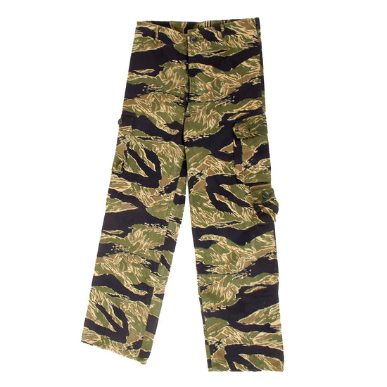 Original U.S. Vietnam War Tiger Stripe "John Wayne Dense" Pattern Camouflage Fatigue Uniform Trousers - Rare Original Items