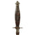 Original U.S. WWII 503rd PIR Theater-Made V-42 Stiletto Style Fighting Knife with Damascus Blade & Outstanding M6-Style Sheath with Sharpening Stone - 11th Airborne Division Original Items