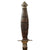 Original U.S. WWII 503rd PIR Theater-Made V-42 Stiletto Style Fighting Knife with Damascus Blade & Outstanding M6-Style Sheath with Sharpening Stone - 11th Airborne Division Original Items