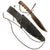 Original U.S. Vietnam War Richard Batson Large Size Ranger Fighting Knife Serial 301 in Correct Leather Sheath by Gutcher - Extremely Rare Original Items