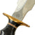 DRAFT Original U.S. Global War on Terror Era Richard Batson 75th Ranger Regiment Etched Fighting Knife in Correct Leather Sheath with Sharpening Stone by Gutcher - Extremely Rare Original Items