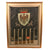 Original Imperial German WWI Framed Hessian Tapestry Captured During World War II from Schloss Friedrichshof Castle by Member of General Patton’s Staff - 28 x 36½” Original Items