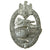 Original German WWII Silver Grade Panzer Assault Tank Badge by Adolf Scholtze of Grünwald - Scoop Back Style Original Items