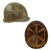 Original U.S. WWII 1942 26th Infantry Division “Barn Find” M1 McCord Front Seam Fixed Bale Helmet with Shell Inscriptions & MSA Liner - Staff Sergeant Painted Original Items
