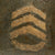 Original U.S. WWII 1942 26th Infantry Division “Barn Find” M1 McCord Front Seam Fixed Bale Helmet with Shell Inscriptions & MSA Liner - Staff Sergeant Painted Original Items