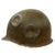 Original U.S. WWII 1942 26th Infantry Division “Barn Find” M1 McCord Front Seam Fixed Bale Helmet with Shell Inscriptions & MSA Liner - Staff Sergeant Painted Original Items