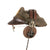 Original U.S. WWII Army Air Force Officer “Fly-Weighter” Crusher Cap by Lewis With HB-7 Headset & Aviator Sunglasses - Size 6¾ Original Items