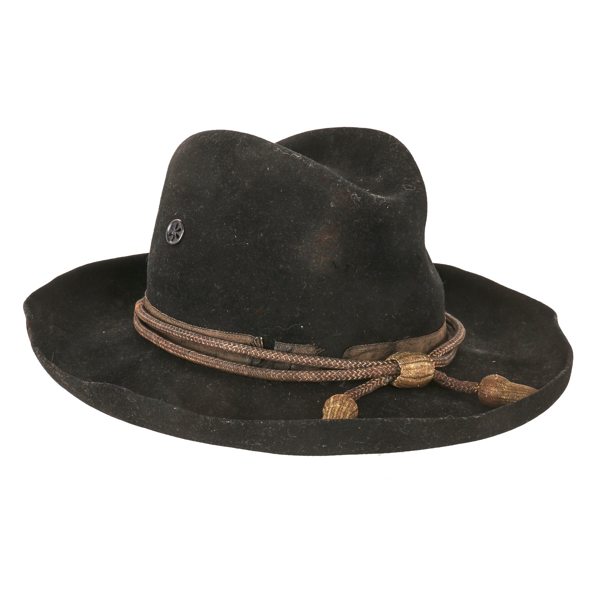 Original Indian Wars Model 1876 Campaign Hat with Hat Cord by Dakota