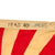 Original Japan WWII Imperial Japanese Navy Rising Sun War Flag - 13½ x 16½” Original Items