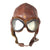 Original Imperial Japanese WWII Army Air Service Summer Flight Helmet & Velvet-Lined Goggles Original Items