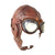 Original Imperial Japanese WWII Army Air Service Summer Flight Helmet & Velvet-Lined Goggles Original Items